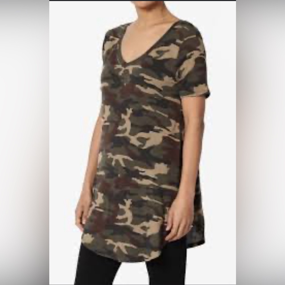 Camouflage T-Shirt Dress